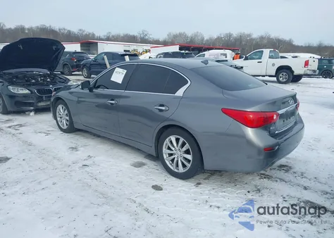 2015 Infiniti Q50 from USA, damaged, VIN JN1BV7ARXFM413273
